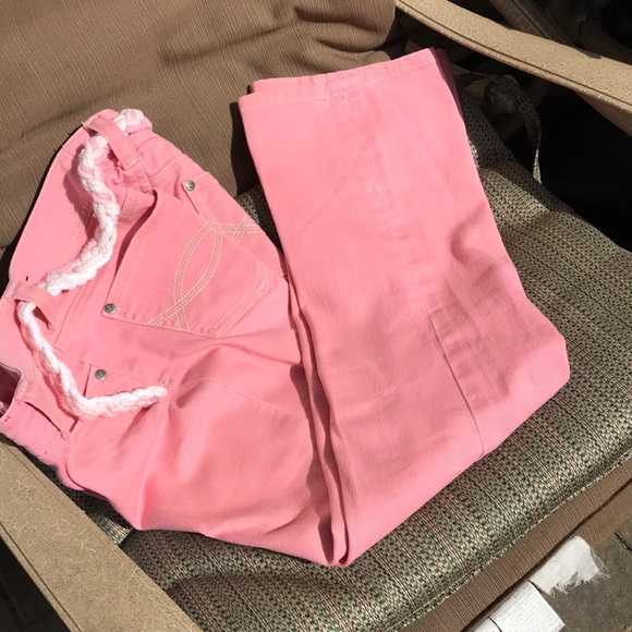Abercrombie & Fitch Denim - ♥️2for$20♥️Kids Coral/pink boot cut jeans